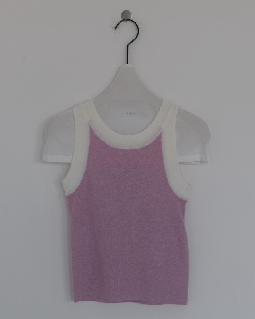 HONG-P韓國代購女裝新款時尚職業真品26春夏推薦吊帶背心HONG-P吊帶/背心圖色2