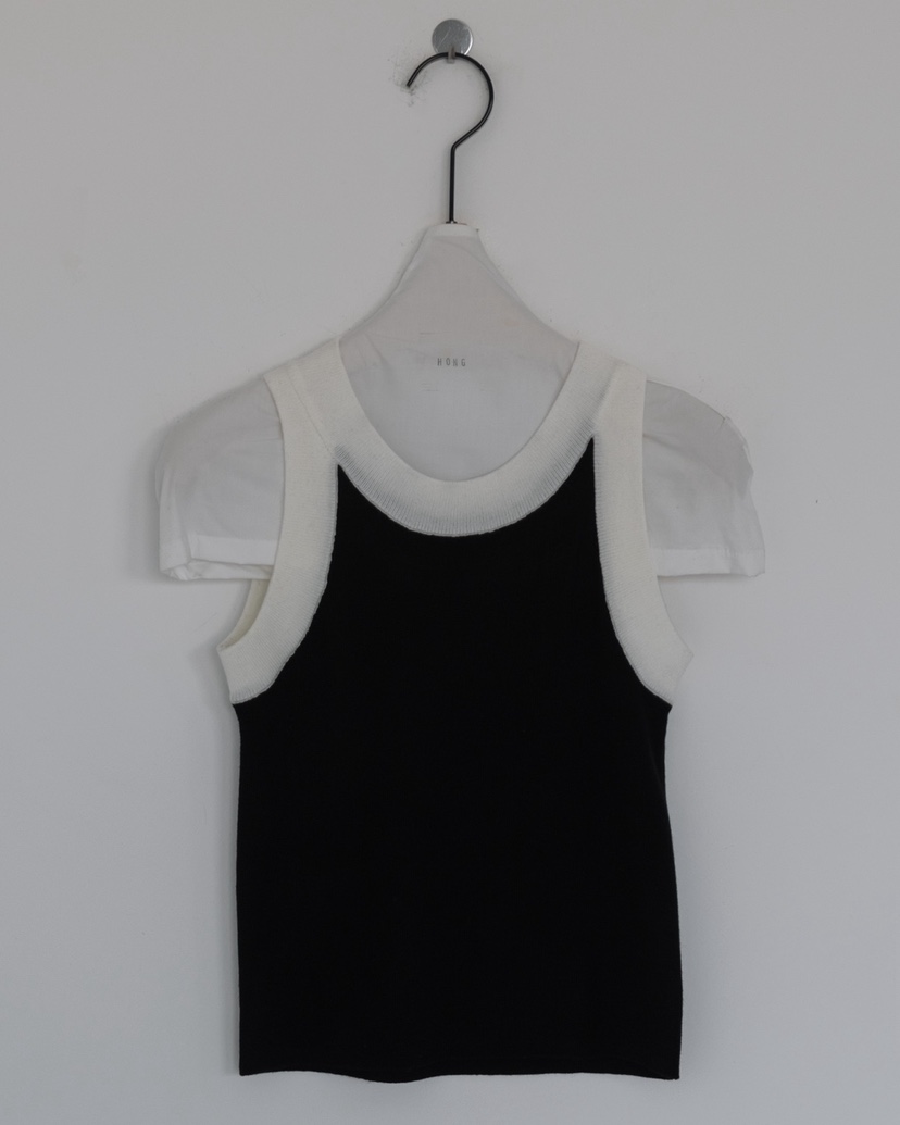 HONG-P韓國代購女裝新款時尚職業真品26春夏推薦吊帶背心HONG-P吊帶/背心圖色3