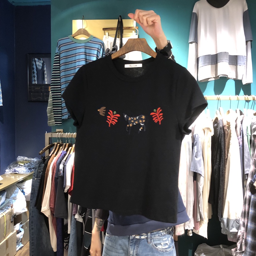 MERCI LINDA東大門實拍女士新品時尚職業26春夏推薦T恤棉MERCI LINDAT恤圖色2