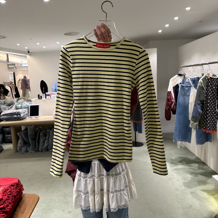 JERRY HALL-P韓國直郵女士新品推薦人氣職業26春夏長袖T恤JERRY HALL長袖T恤圖色2