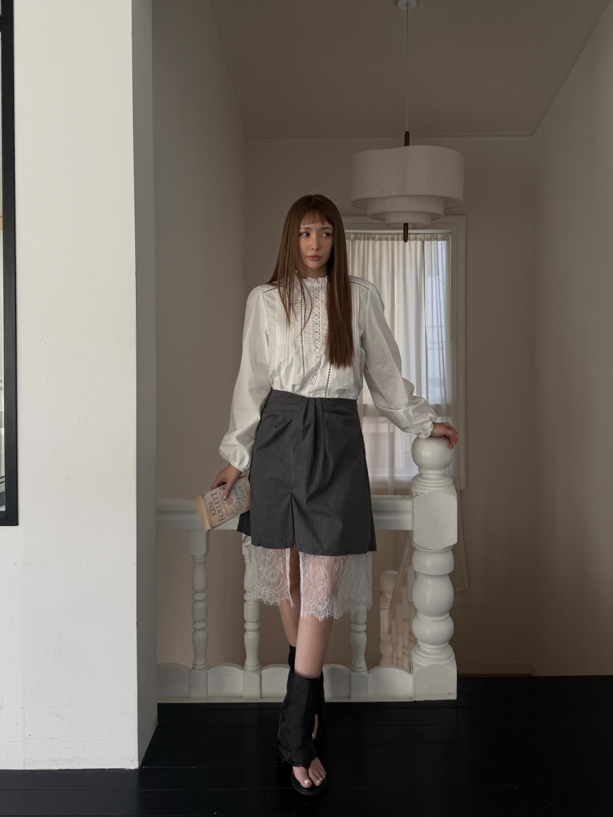 81 MARKET-L東大門代購女士新款時尚休閑職業襯衫蕾絲衫81 MARKET-L襯衫/蕾絲衫