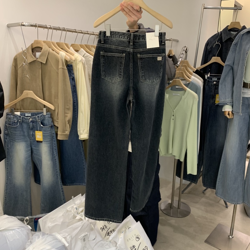 PHILO東大門直郵女士新品推薦休閑26春夏熱賣時尚職業牛仔褲PHILO牛仔褲