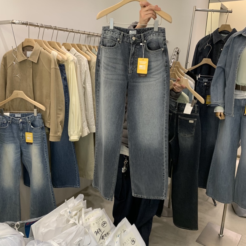 PHILO東大門直郵女士新品推薦休閑26春夏熱賣時尚職業牛仔褲PHILO牛仔褲圖色2