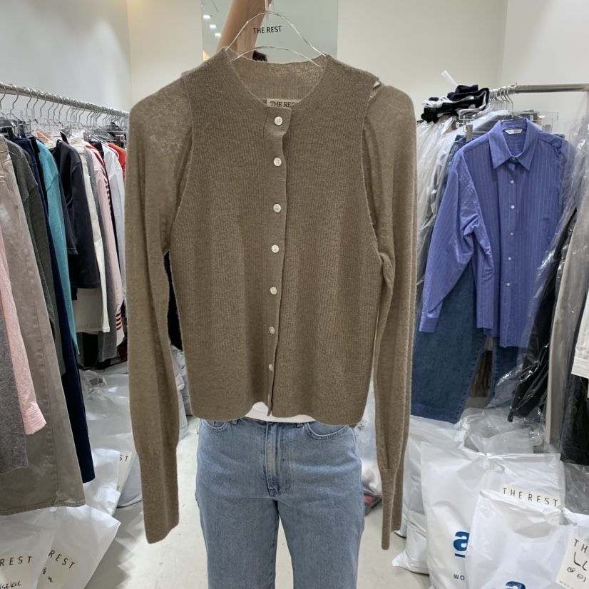 THE REST韓國代購女裝新品人氣熱賣職業時尚推薦針織衫套裝THE REST/UNNOEUD針織衫圖色1