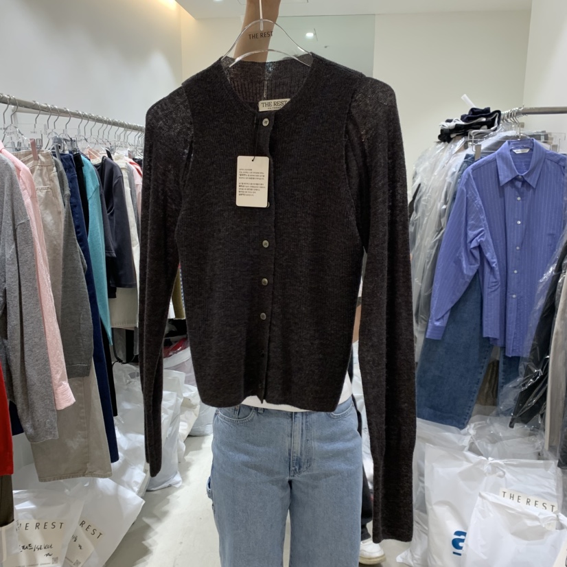 THE REST韓國代購女裝新品人氣熱賣職業時尚推薦針織衫套裝THE REST/UNNOEUD針織衫圖色3