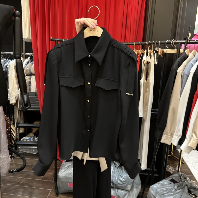 HERISH-HAUTE東大門直郵女士新款時尚休閑職業襯衫蕾絲衫HERISH-HAUTE襯衫/蕾絲衫圖色1