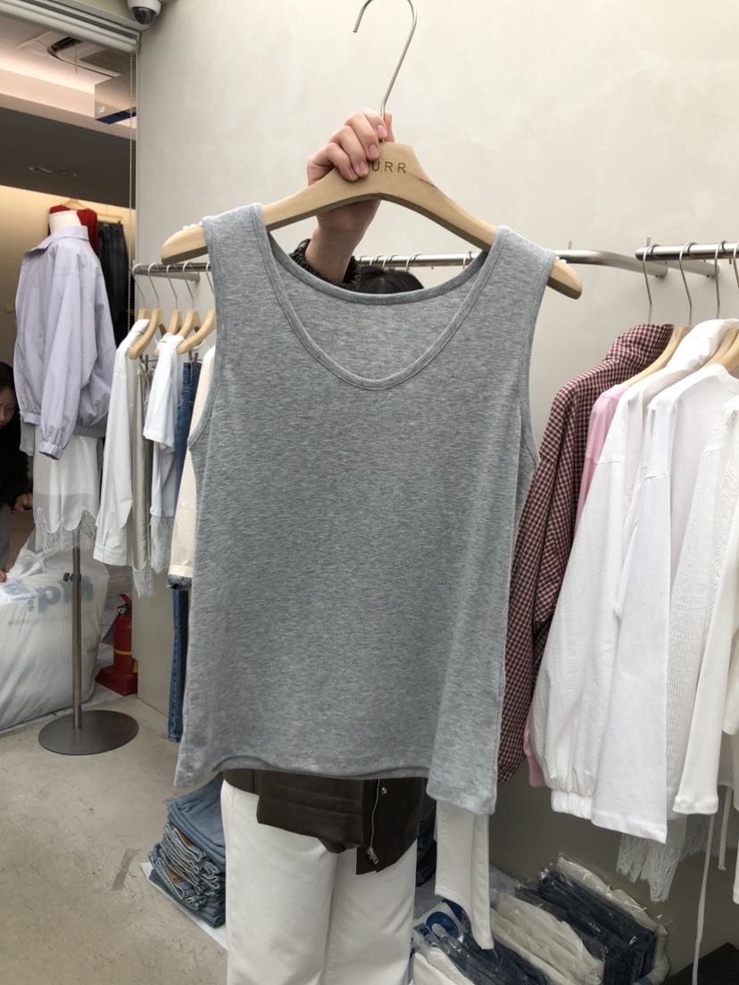 MURR韓國代購女士新品26春夏推薦人氣休閑熱賣真品吊帶背心MURR吊帶/背心圖色2