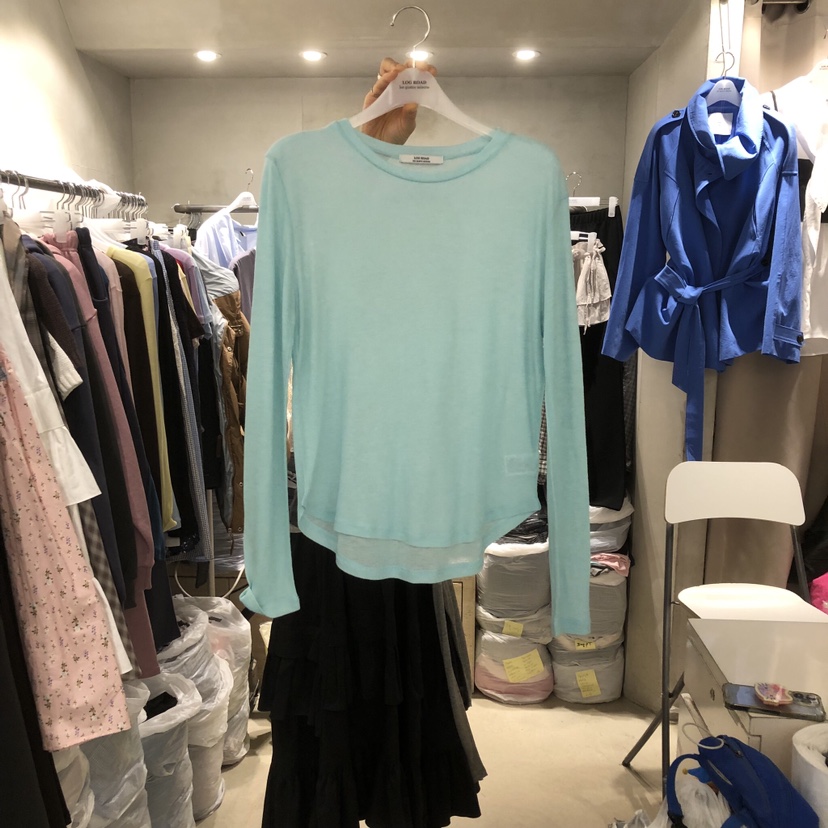 LOGROAD韓國代購女士新品休閑時尚熱賣職業推薦26春夏長袖T恤LOG ROAD長袖T恤圖色3