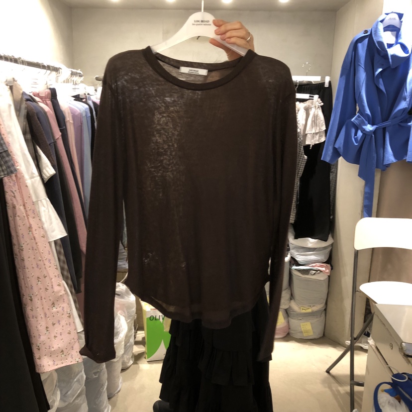 LOGROAD韓國代購女士新品休閑時尚熱賣職業推薦26春夏長袖T恤LOG ROAD長袖T恤圖色4