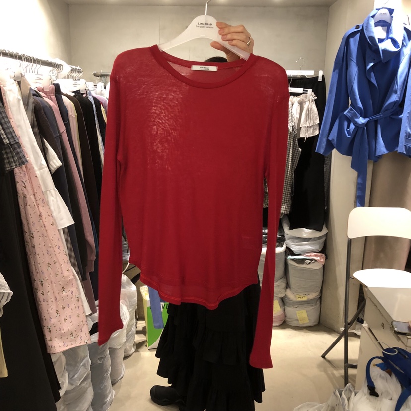 LOGROAD韓國代購女士新品休閑時尚熱賣職業推薦26春夏長袖T恤LOG ROAD長袖T恤圖色8