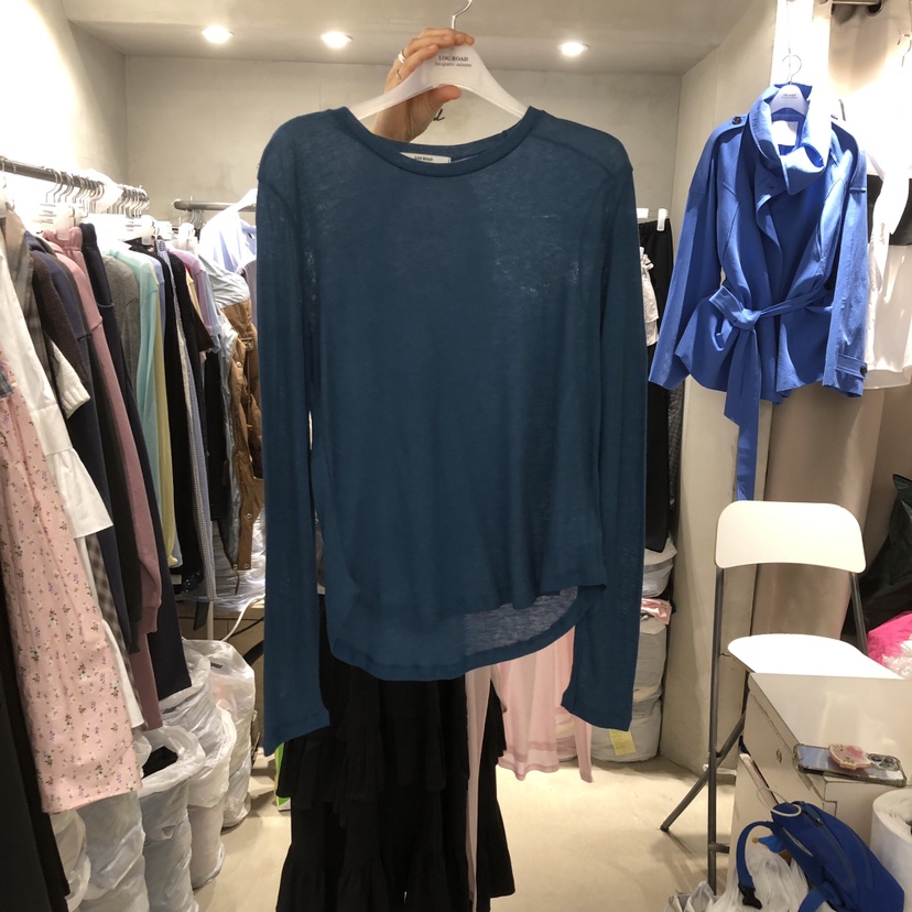 LOGROAD韓國代購女士新品休閑時尚熱賣職業推薦26春夏長袖T恤LOG ROAD長袖T恤圖色10