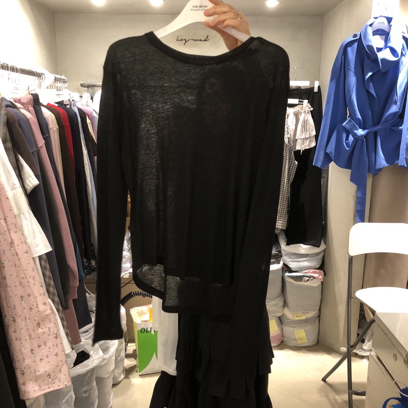 LOGROAD韓國代購女士新品休閑時尚熱賣職業推薦26春夏長袖T恤LOG ROAD長袖T恤圖色11