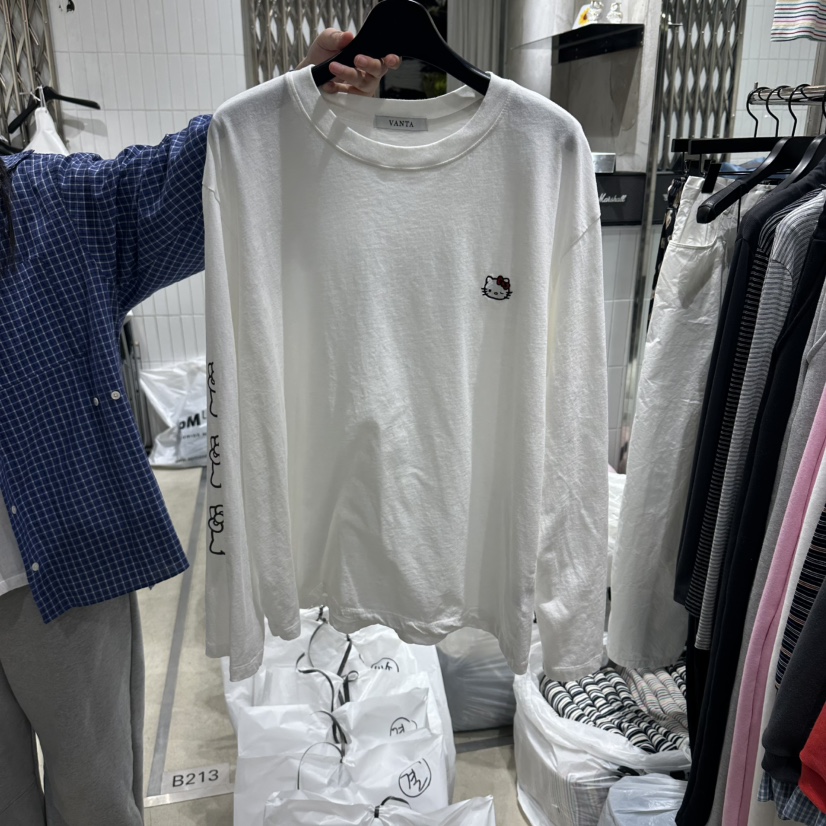 VANTA東大門實拍女裝新款時尚人氣26春夏推薦休閑長袖T恤VANTA長袖T恤圖色1