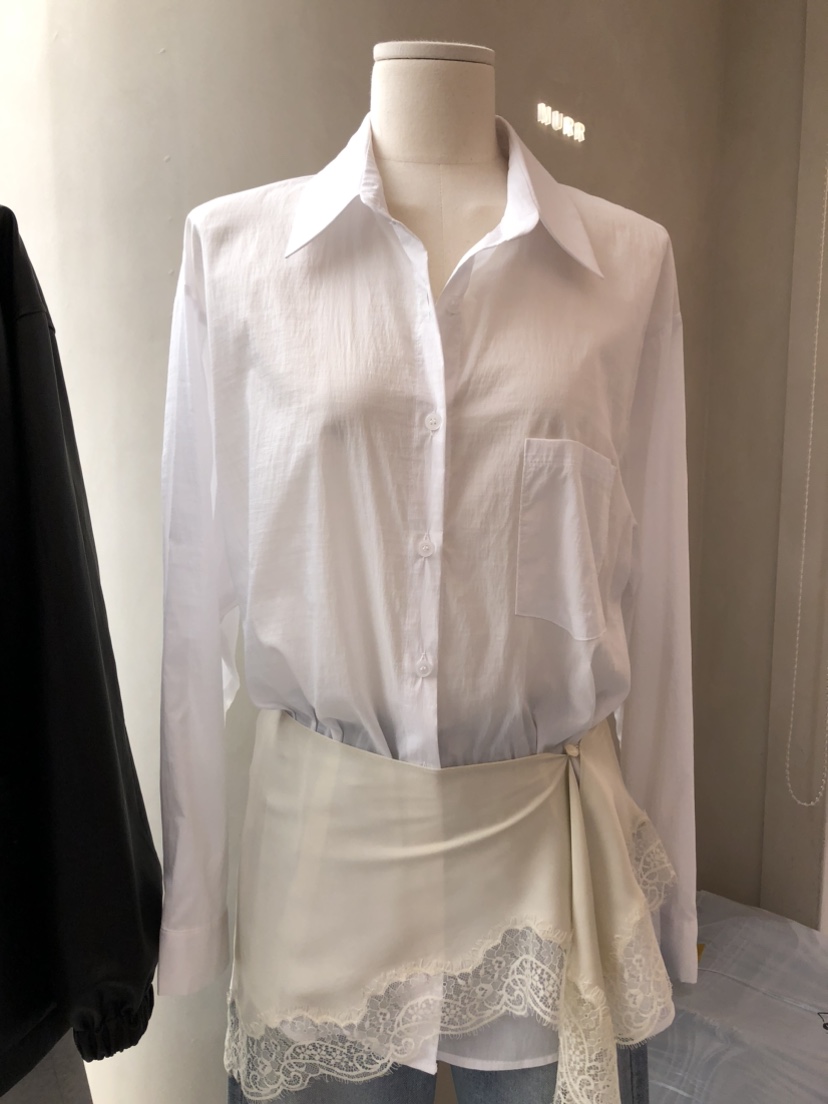 MURR東大門實拍女士新款推薦26春夏熱賣休閑人氣襯衫蕾絲衫MURR襯衫/蕾絲衫圖色1
