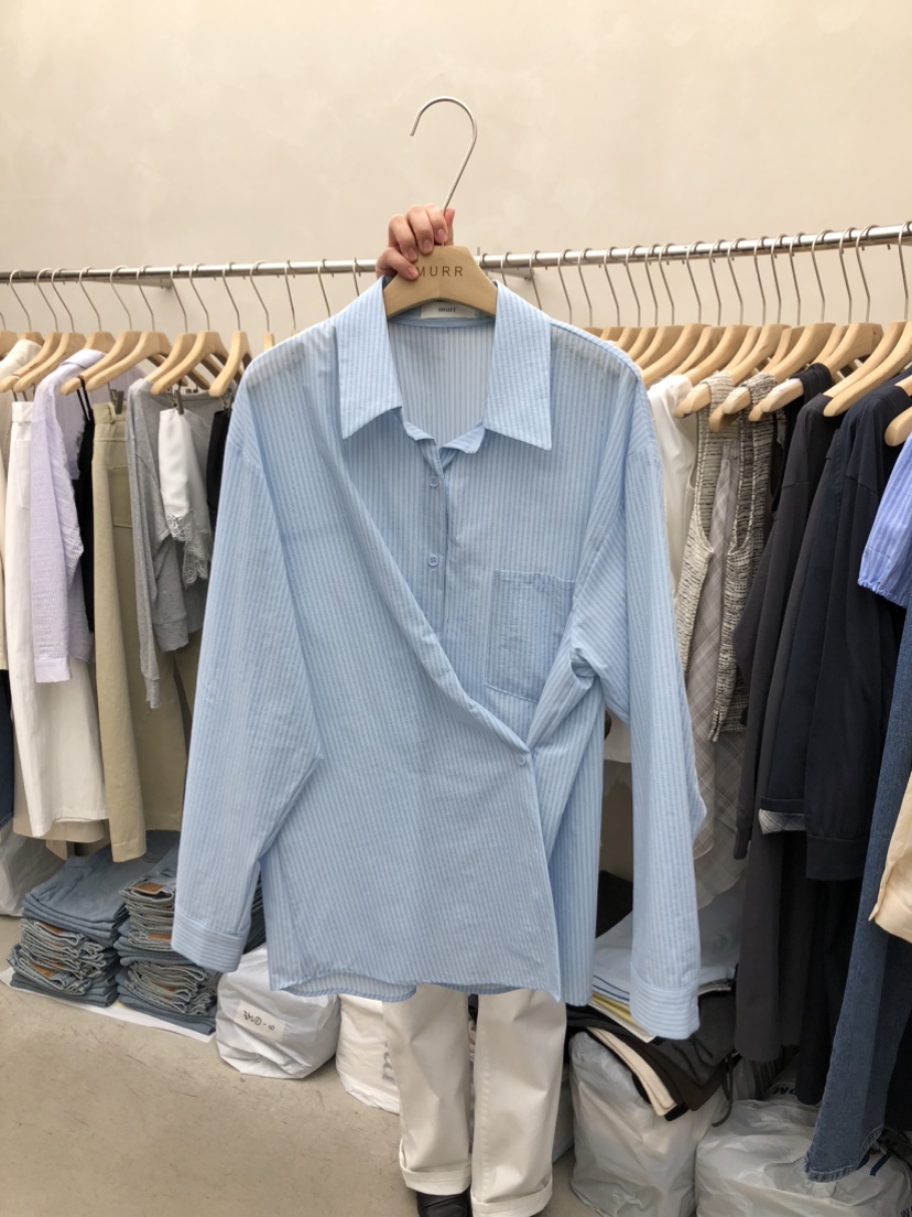 MURR東大門實拍女士新款推薦26春夏熱賣休閑人氣襯衫蕾絲衫MURR襯衫/蕾絲衫圖色4