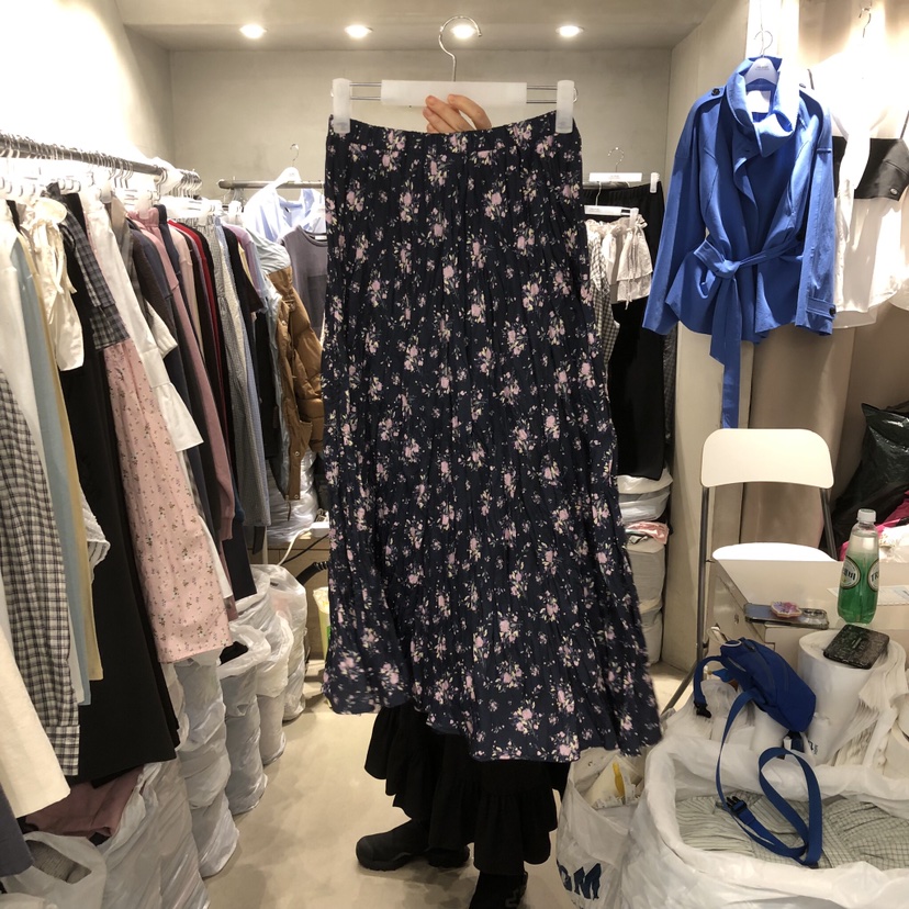 LOGROAD韓國直郵女裝新款職業推薦人氣26春夏休閑真品長裙LOG ROAD長裙