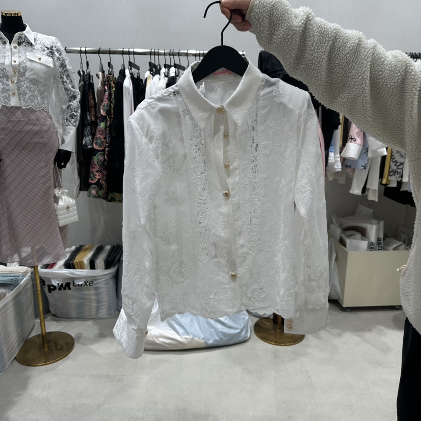 BUBBLE/LOTTIMO韓國代購女裝新品真品職業推薦襯衫蕾絲衫BUBBLE/LOTTIMO襯衫/蕾絲衫圖色1