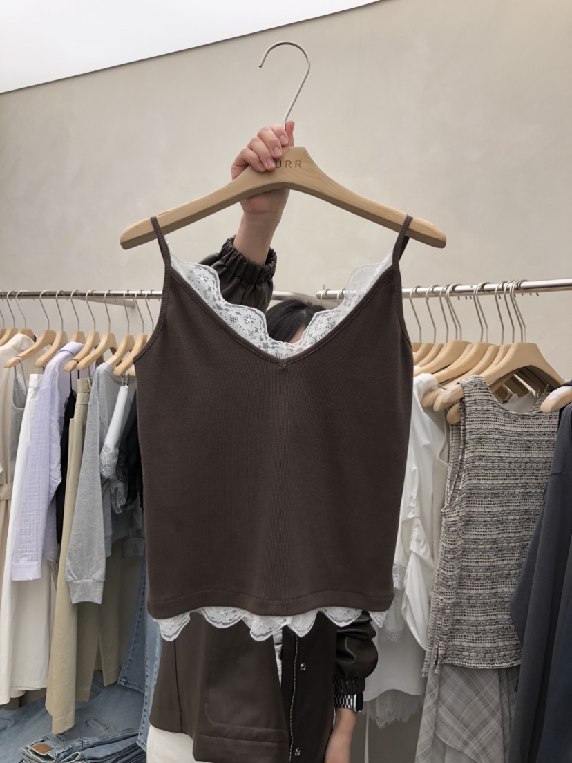 MURR東大門直郵女士新品真品推薦人氣職業休閑吊帶背心蕾絲MURR吊帶/背心圖色4