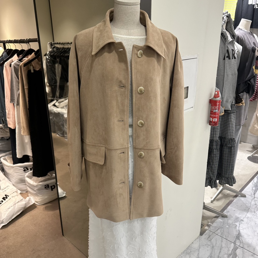 RE STOCK韓國直郵女士新品推薦熱賣休閑職業人氣夾克插肩袖RE STOCK夾克圖色1