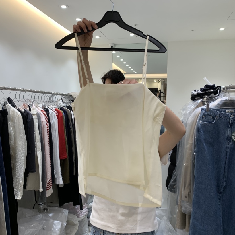 THE REST東大門實拍女士新品時尚熱賣真品26春夏吊帶背心蕾絲THE REST/UNNOEUD吊帶/背心