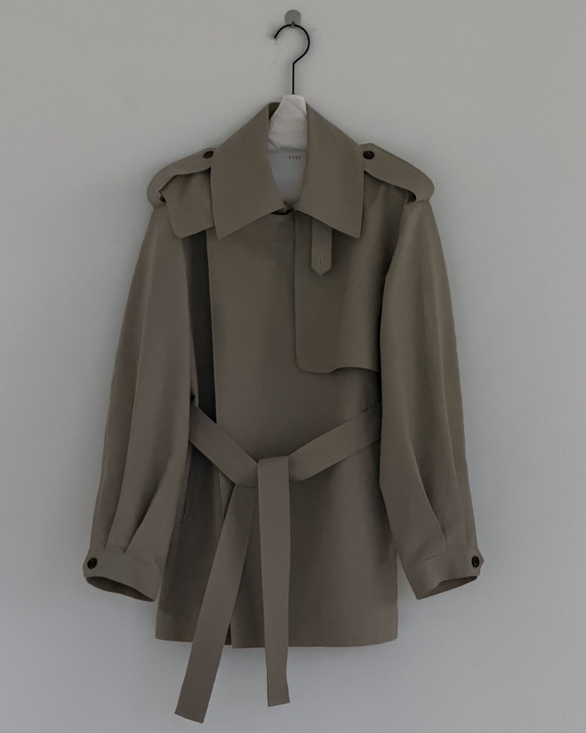 HONG-P韓國代購女士新款職業時尚26春夏推薦真品夾克含腰帶HONG-P夾克圖色1