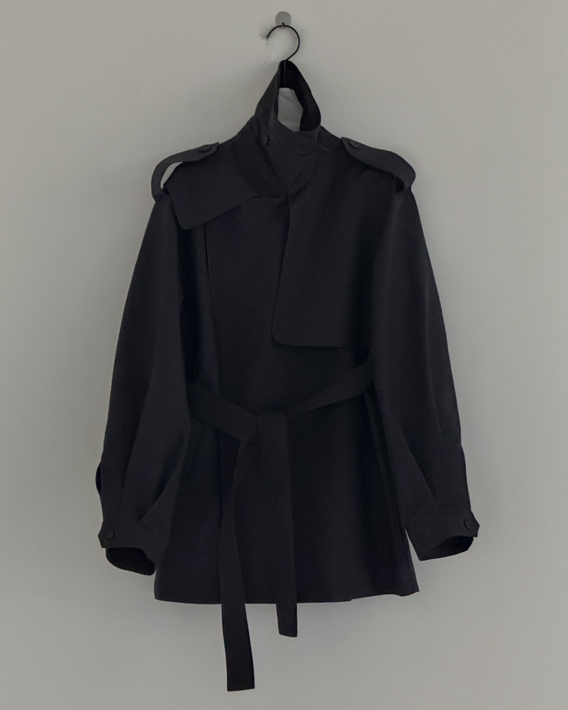 HONG-P韓國代購女士新款職業時尚26春夏推薦真品夾克含腰帶HONG-P夾克圖色2