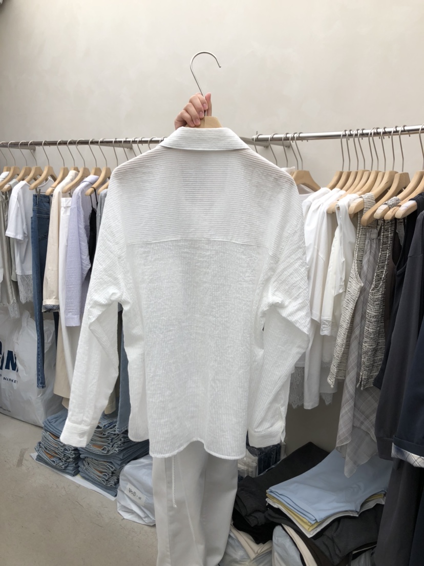 MURR東大門實拍女裝新品休閑人氣熱賣職業26春夏襯衫蕾絲衫MURR襯衫/蕾絲衫