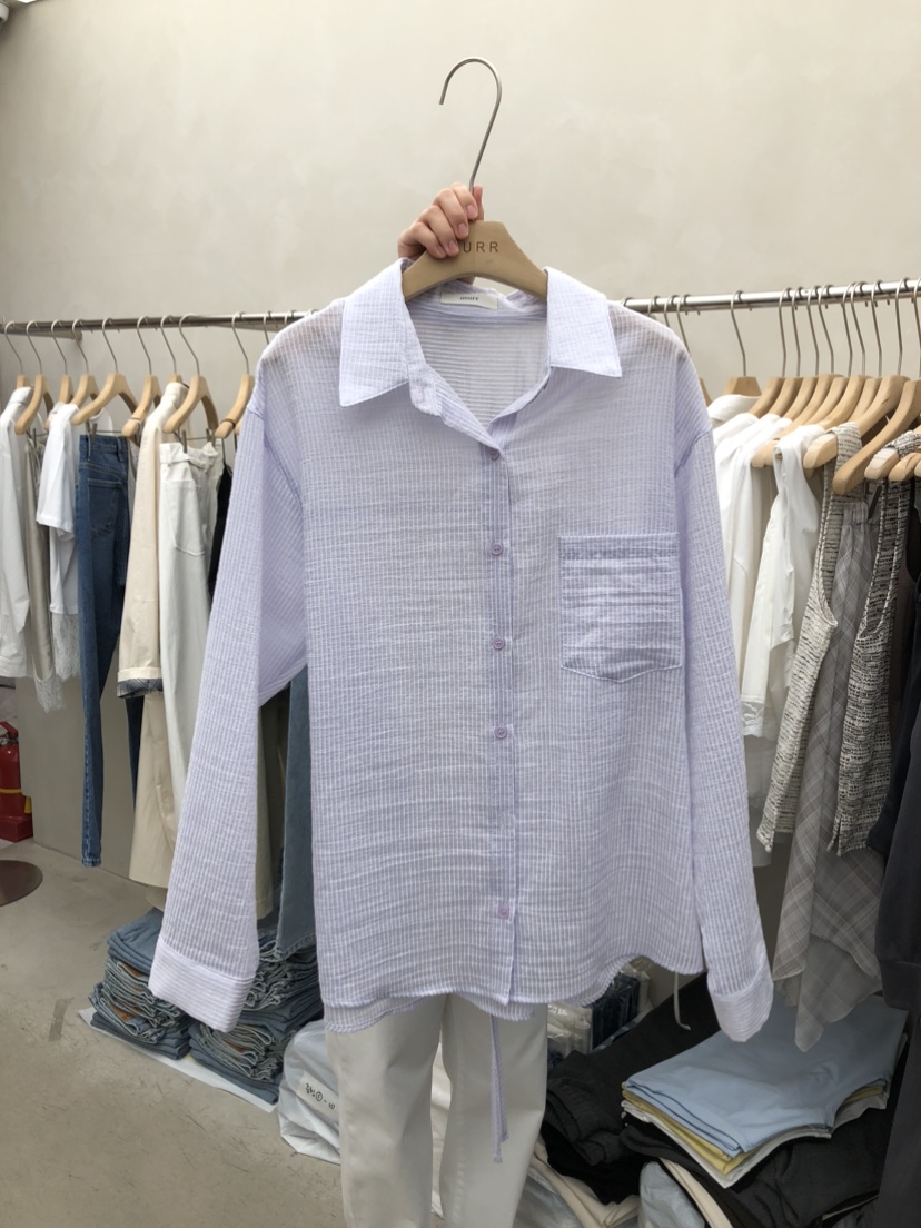 MURR東大門實拍女裝新品休閑人氣熱賣職業26春夏襯衫蕾絲衫MURR襯衫/蕾絲衫圖色3