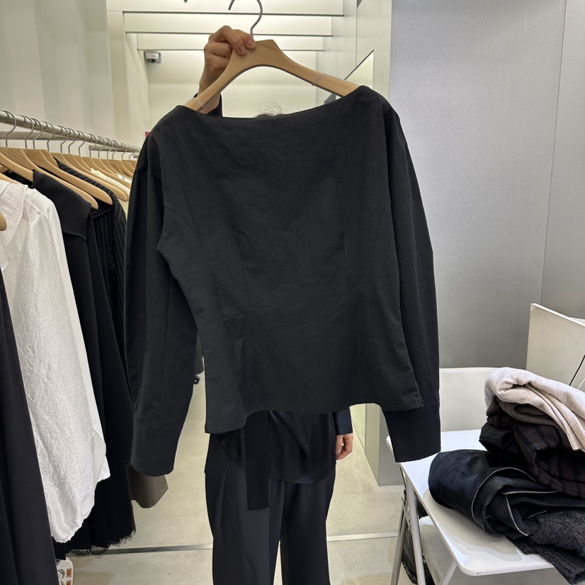 AMON東大門實拍女士新品推薦真品人氣熱賣襯衫蕾絲衫船領AMON襯衫/蕾絲衫圖色2