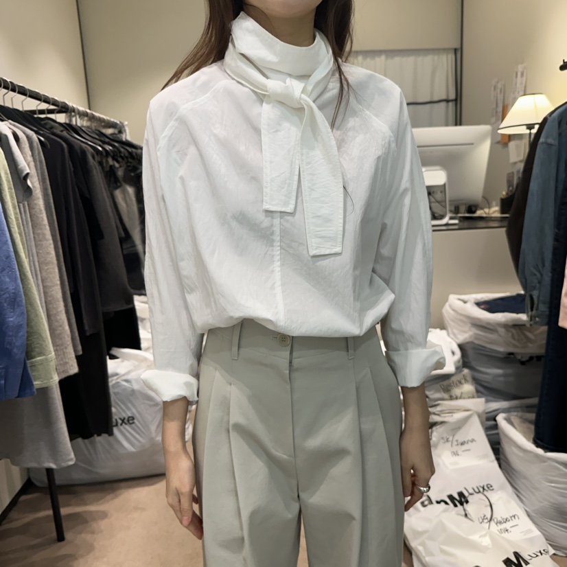 RE STOCK韓國直郵女士新品熱賣休閑真品職業人氣襯衫蕾絲衫RE STOCK襯衫/蕾絲衫圖色1