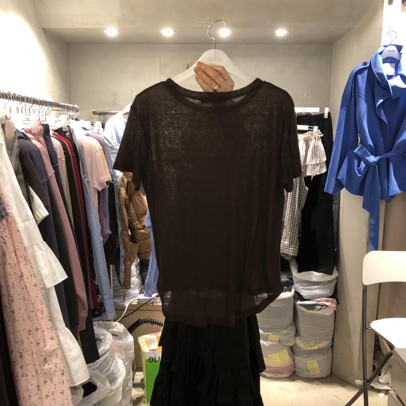 LOGROAD韓國直郵女裝新款人氣休閑時尚推薦26春夏職業T恤LOG ROADT恤