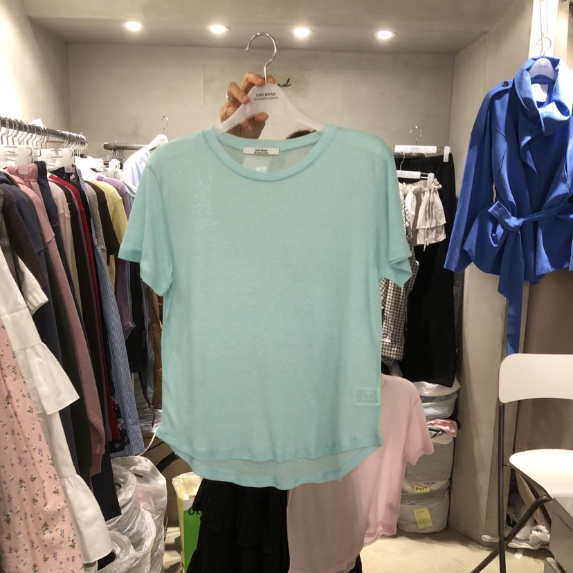 LOGROAD韓國直郵女裝新款人氣休閑時尚推薦26春夏職業T恤LOG ROADT恤圖色4