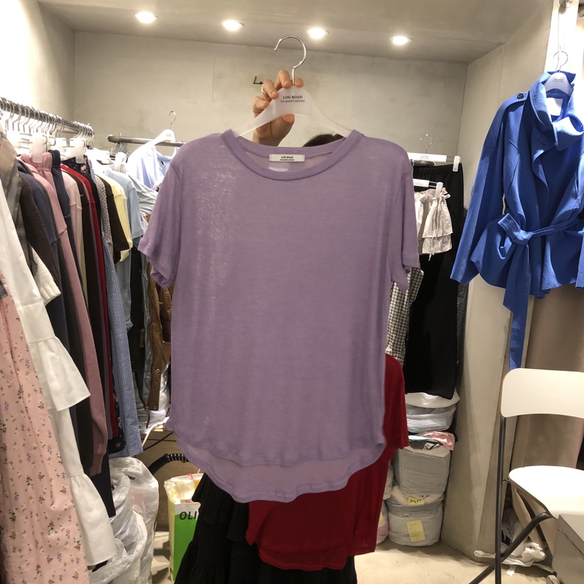 LOGROAD韓國直郵女裝新款人氣休閑時尚推薦26春夏職業T恤LOG ROADT恤圖色8