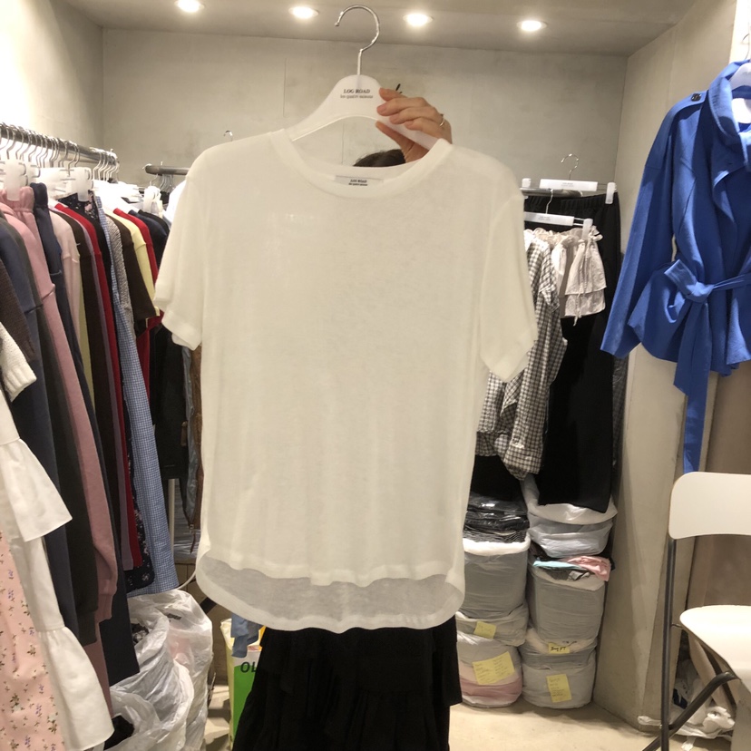 LOGROAD韓國直郵女裝新款人氣休閑時尚推薦26春夏職業T恤LOG ROADT恤圖色9