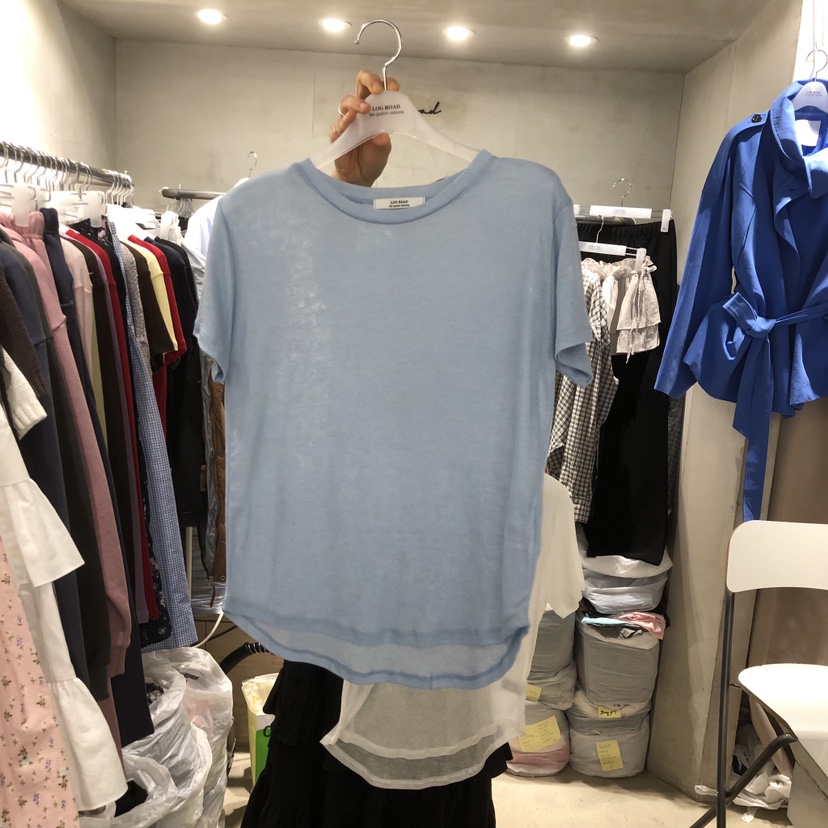 LOGROAD韓國直郵女裝新款人氣休閑時尚推薦26春夏職業T恤LOG ROADT恤圖色10