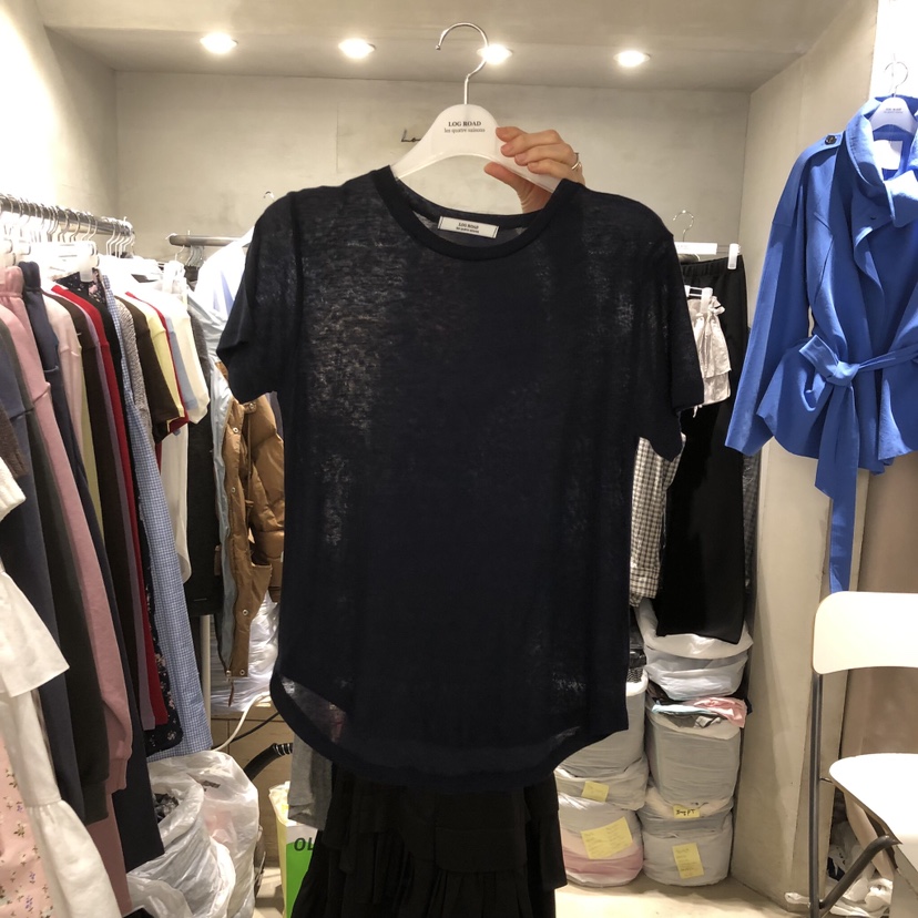 LOGROAD韓國直郵女裝新款人氣休閑時尚推薦26春夏職業T恤LOG ROADT恤圖色11