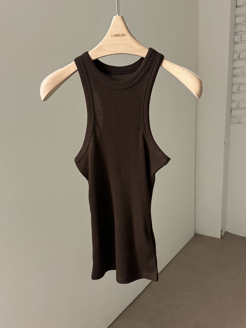 LOWBURN東大門實拍女士新品人氣推薦時尚真品吊帶背心羊毛LOWBURN吊帶/背心圖色3棕色