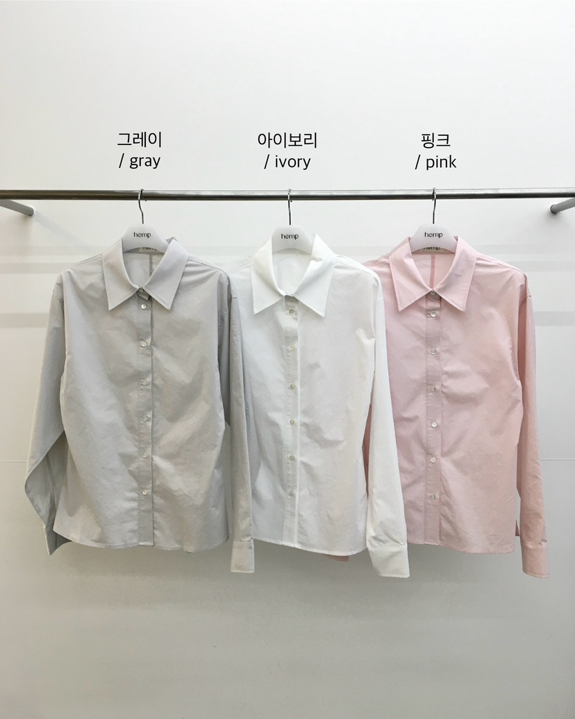 HEMP-P東大門代購女裝新款26春夏推薦熱賣真品襯衫蕾絲衫hemp襯衫/蕾絲衫