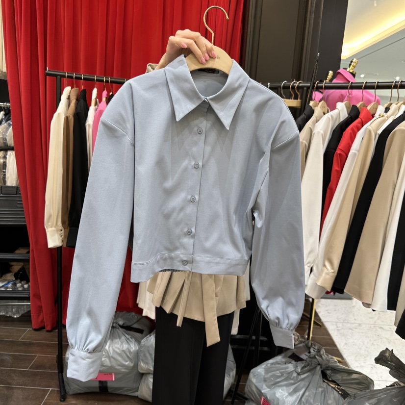 HERISH-HAUTE東大門實拍女裝新款推薦26春夏休閑襯衫蕾絲衫HERISH-HAUTE襯衫/蕾絲衫圖色2