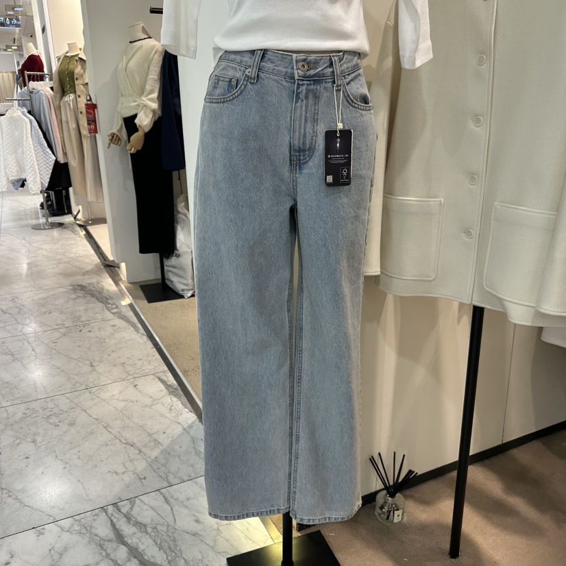 RE STOCK韓國直郵女裝新款職業熱賣推薦真品人氣時尚牛仔褲RE STOCK牛仔褲圖色1