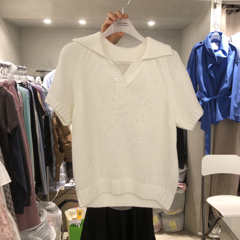 LOGROAD東大門實拍女士新款職業時尚熱賣人氣26春夏休閑T恤LOG ROADT恤圖色1