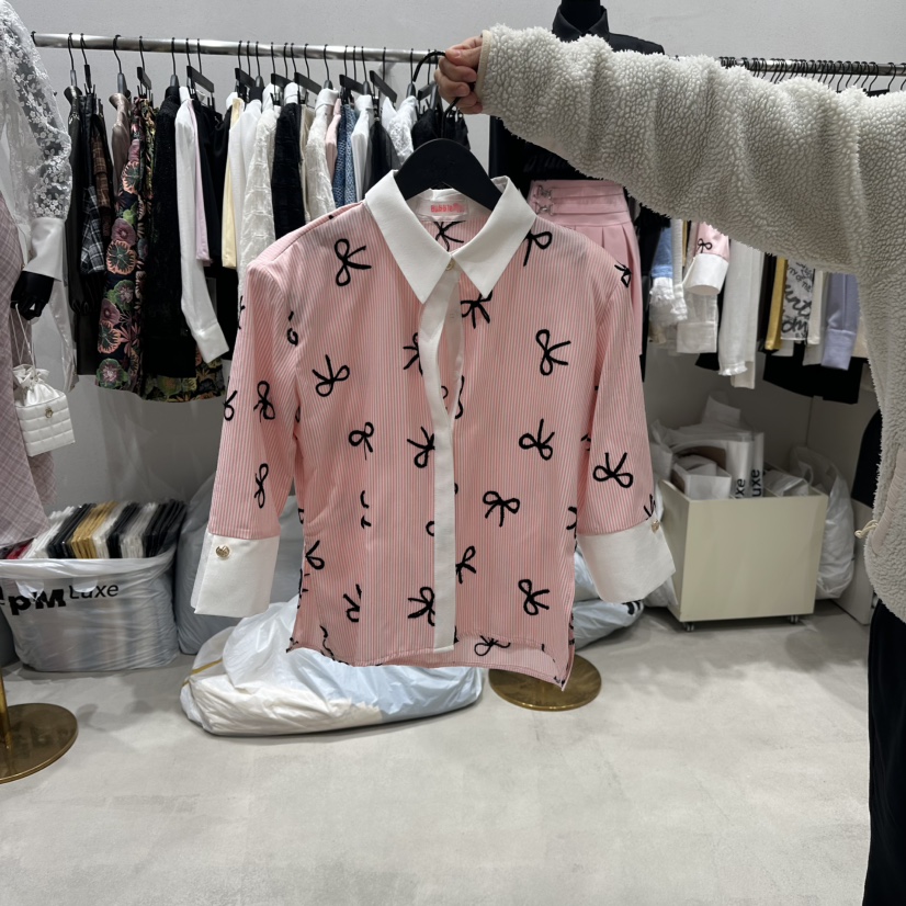 BUBBLE/LOTTIMO韓國直郵女士新款26春夏真品職業襯衫蕾絲衫BUBBLE/LOTTIMO襯衫/蕾絲衫圖色2