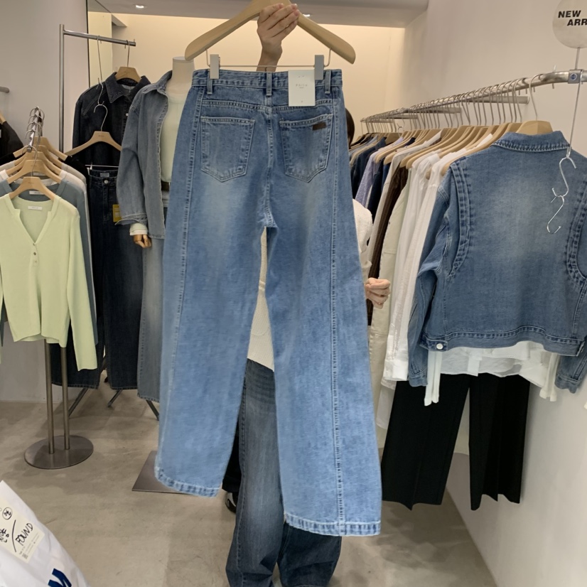 PHILO韓國直郵女士新款26春夏真品推薦休閑職業熱賣牛仔褲PHILO牛仔褲