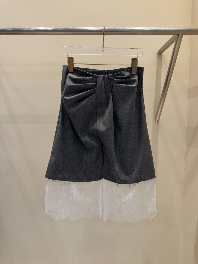 81 MARKET-L東大門直郵女裝新款時尚真品休閑半身裙中短裙81 MARKET-L半身裙/中短裙圖色1灰色