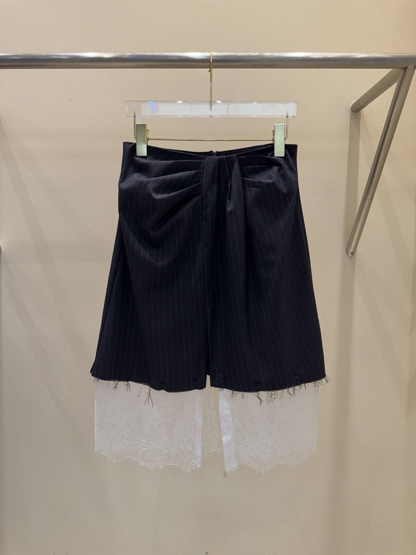 81 MARKET-L東大門直郵女裝新款時尚真品休閑半身裙中短裙81 MARKET-L半身裙/中短裙圖色2深藍色