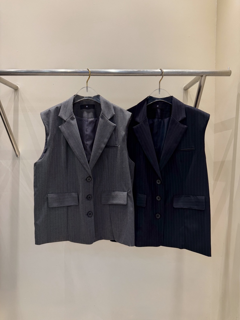 81 MARKET-L韓國代購女士新品真品推薦休閑職業時尚馬甲81 MARKET-L馬甲