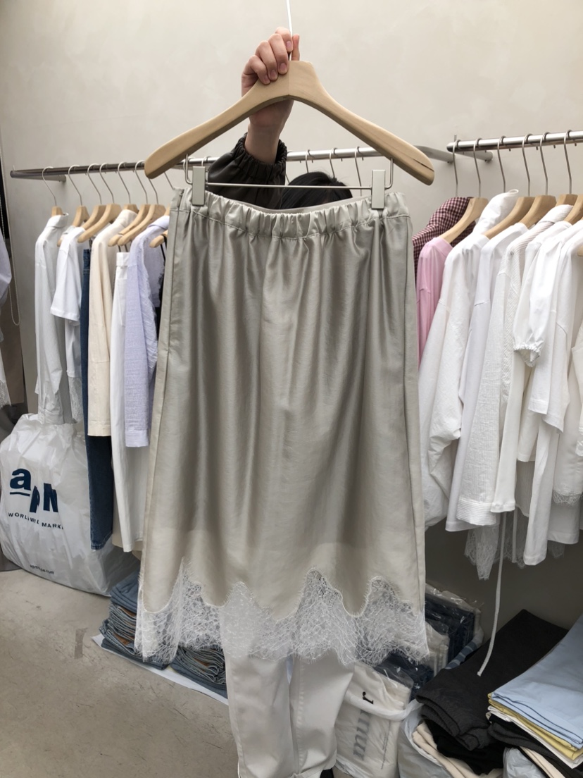 MURR韓國直郵女裝新款人氣休閑時尚真品半身裙中短裙蕾絲MURR半身裙/中短裙