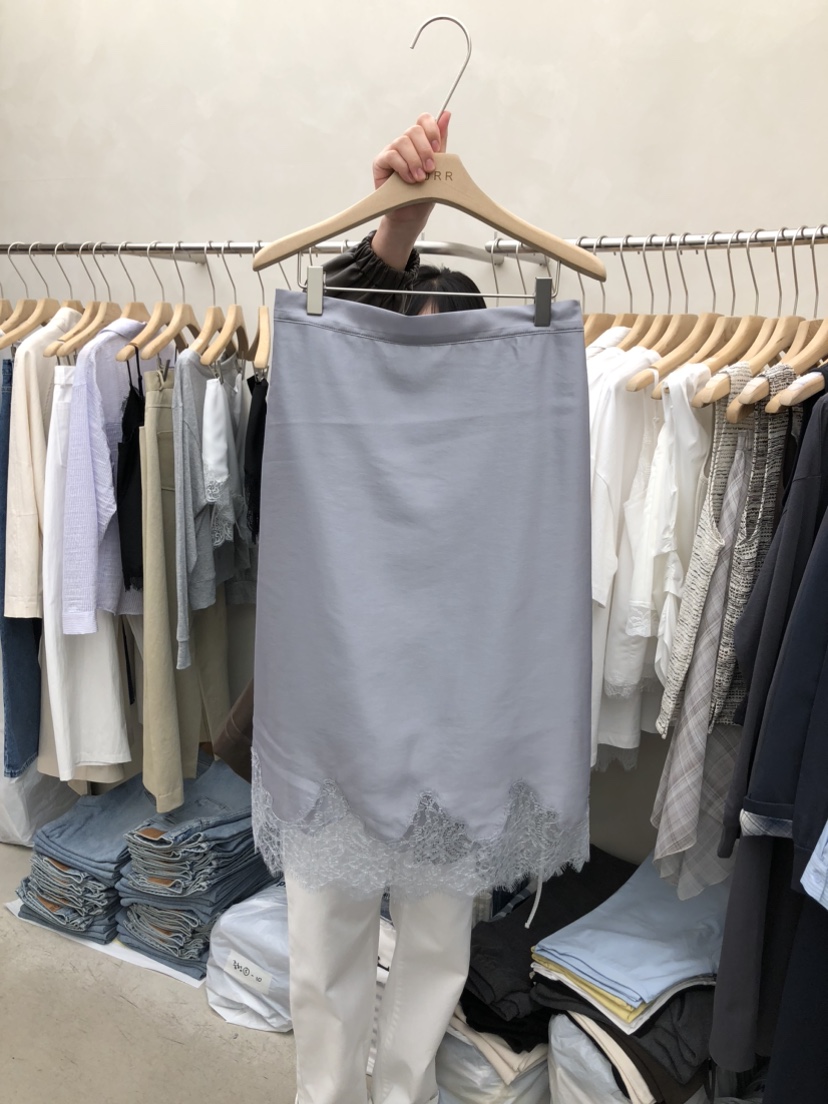 MURR韓國直郵女裝新款人氣休閑時尚真品半身裙中短裙蕾絲MURR半身裙/中短裙圖色3