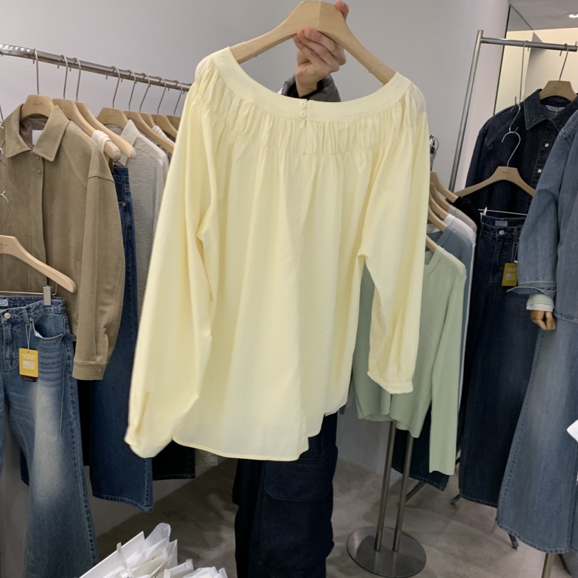 PHILO東大門實拍女裝新品時尚休閑職業推薦26春夏襯衫蕾絲衫PHILO襯衫/蕾絲衫