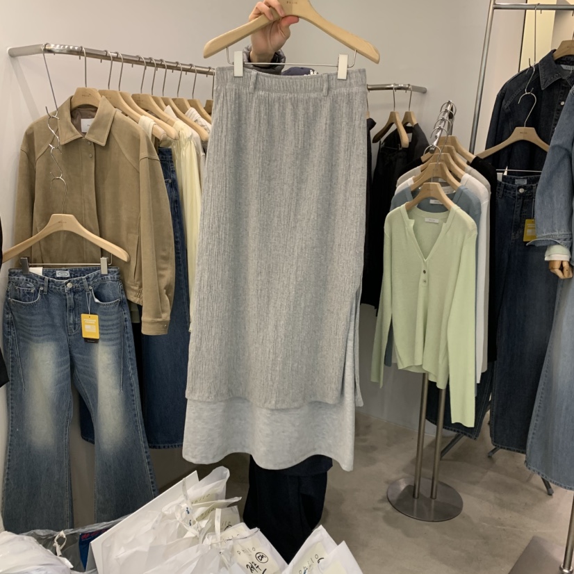 PHILO東大門代購女士新款休閑職業時尚人氣熱賣真品26春夏長裙PHILO長裙圖色2